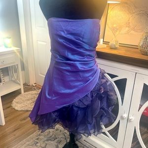 Jazz Short Purple Ruffle